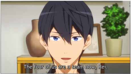 free iwatobi swim club haru smile