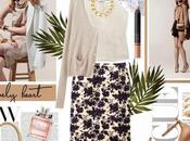 Floral Print Fashion Trends:: Tory Burch Skirt