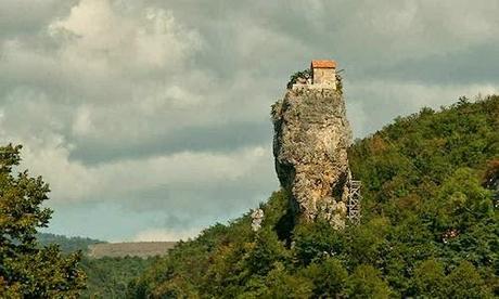 Georgian Monk Lives Atop Pillar