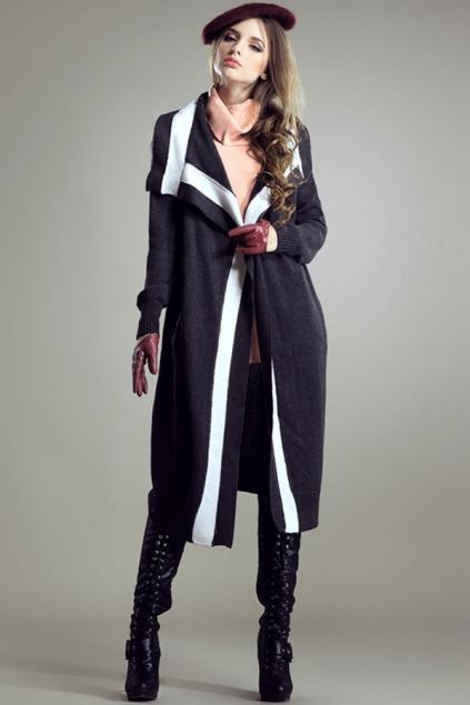 Color Block Striped Longline Cardigan Add a Colorful Cardigan To Your Outfit