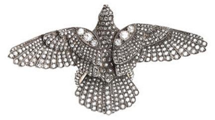 munnu diamond bird brooch