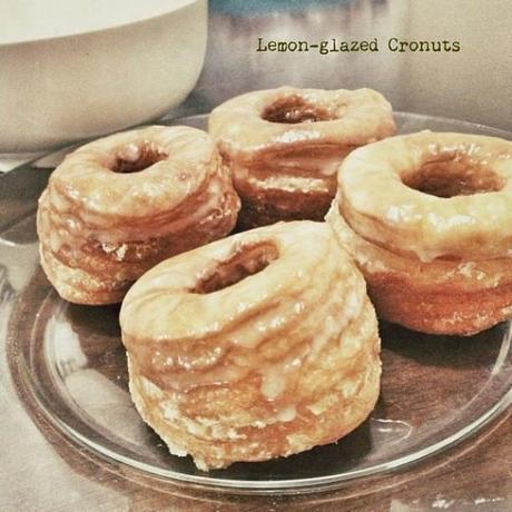 Lemon-glazed Cronuts from our Kitchen! #cronuts