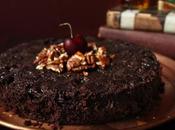 Chocolate Cherry Cake with Scotch Smoked Salt Butterscotch