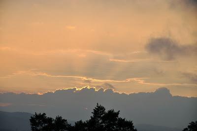 Shy Sunrise...with Crows