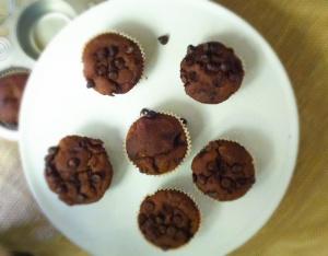 Double Chocolate Cherry Muffins I