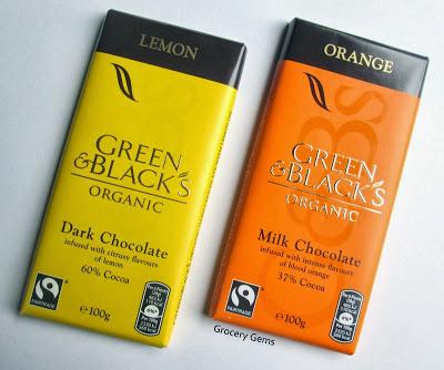 Review: Green & Black's Dark Chocolate Lemon & Milk Chocolate Orange