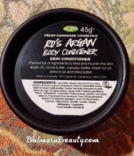 LUSH Ro's Argan Body Conditioner (45g)