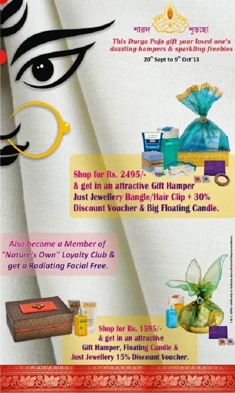 Durga Puja Celebrations: Let the countdown begin with The Nature's Co., The Nature's Co, offers, Durga puja, sale, discount, organic products, best skin care