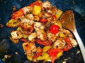 Eating Clean; Balsamic Chicken with Peppers.