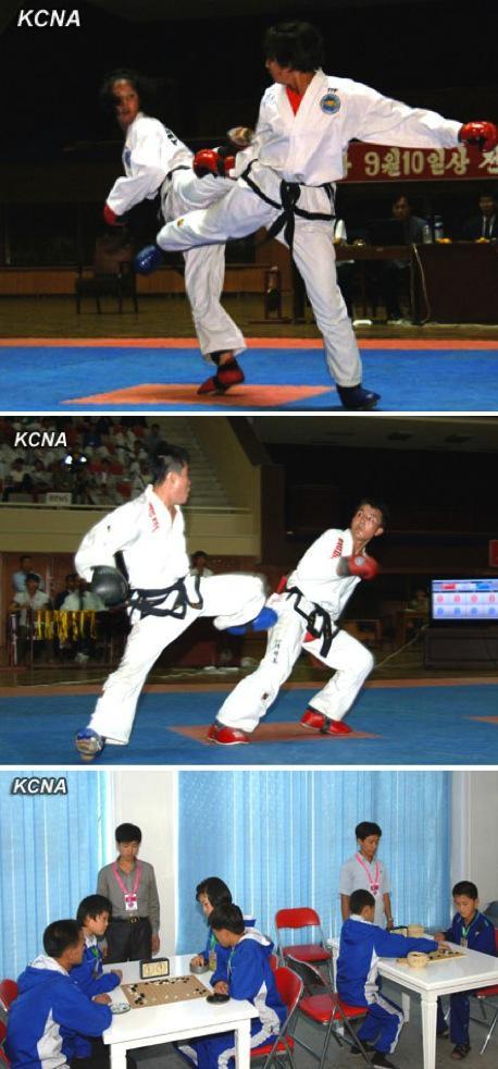The 8th National Martial Arts Championships were held at Taekwondo Hall in Pyongyang from 12 to 18 September 2013 (Photos: KCNA).