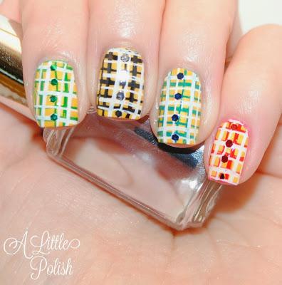 Plump and Polished - Falling For Nail Art Challenge