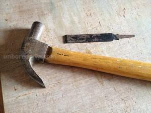 hammer and chisel