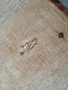 chipped wood