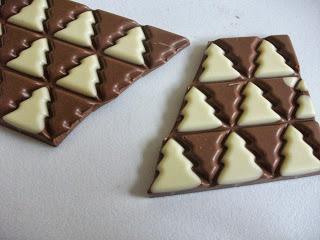 New limited edition milk and white chocolate Dairy Milk bar for Christmas with tree shaped chunks