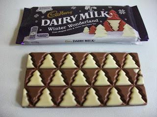 New limited edition milk and white chocolate Dairy Milk bar for Christmas with tree shaped chunks