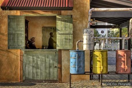 Jamaica, Falmouth, shack, rum, barrels, island