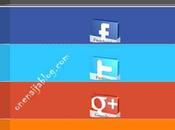 Stylish Social Icons with Simple Spine Effect Your Blog