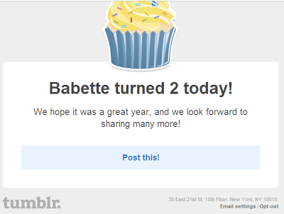 Babette Turned 2 today!