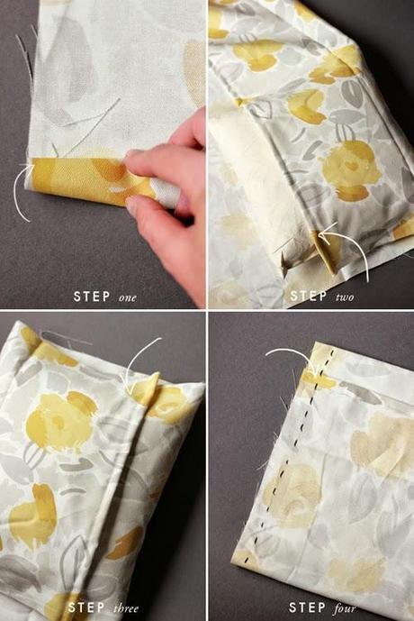 How to make an envelope pillowcase in 5 minutes