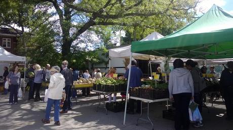 A view of the farmers market