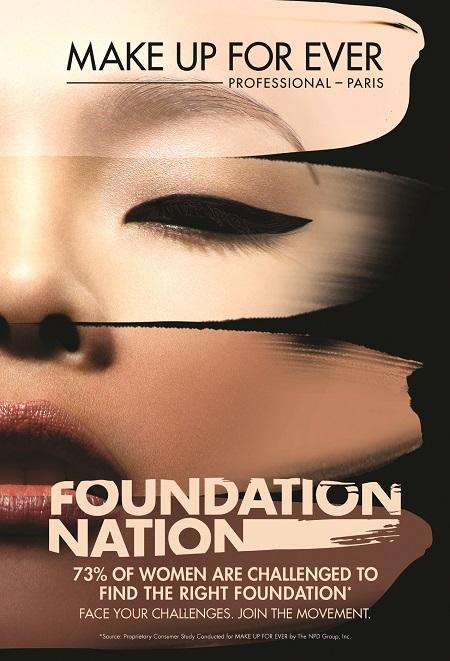 MAKE UP FOR EVER launches Foundation Nation Campaign