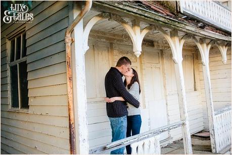 Engagement shoot at stockeld park yorkshire 