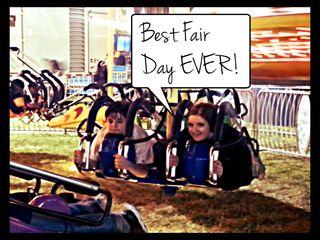 Emma's face says it all: Best Kern County Fair Day Ever!