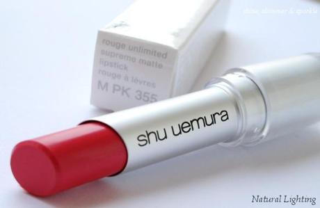 shu uemura rouge unlimited supreme matte lipstick