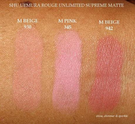 shu-uemura-rouge-unlimited-supreme-matte-lipstick swatches1