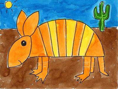 Armadillo Painting