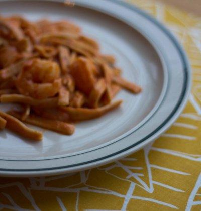 Recipe Re-Post Day 2: Shrimp with Vodka Sauce