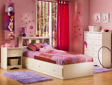 South Shore 3550-SET Crystal Pure White Kids Bedroom Collection