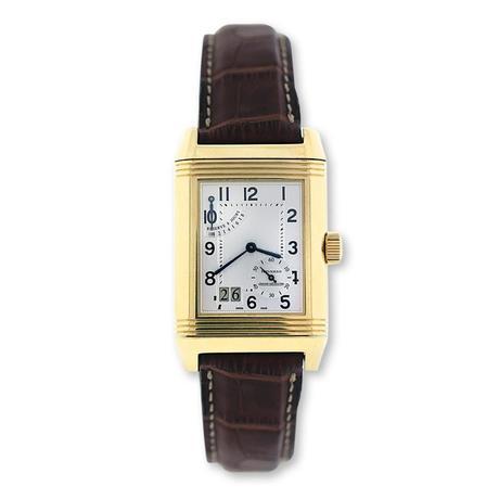 Jaeger Le Coultre Reverso 210.1.15 18k Yellow Gold Mens Watch