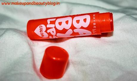 Maybelline Baby Lips in Coral Flush: Review and Swatch