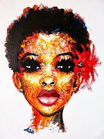 Afro-artist Ash the Painter Creating and Redefining Beauty on Canvas