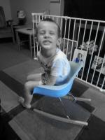 Little Mr A’s new chair