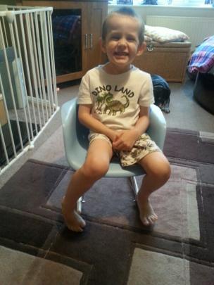 Little Mr A’s new chair