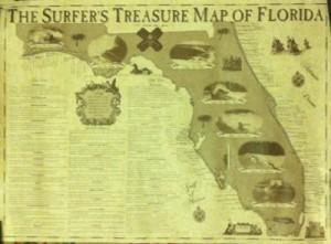 surfer's guide treasure map