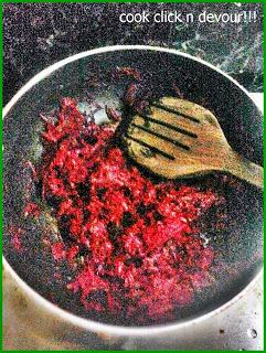 Beetroot halwa