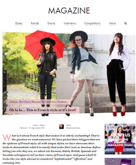 From blogging to writing for STYLIGHT Magazine