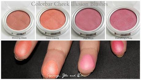 Colorbar Cheek Illusion Blush (Coral Craving, Everything's Rosy, Pink Punch,  Bronzing Blaze)