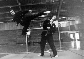 My dad training with his master in the 80s!