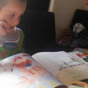 Little Mr A’s book review of Spaghetti with the Yeti (& competition!)