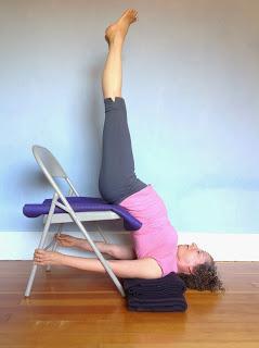 Featured Pose: Chair Shoulderstand