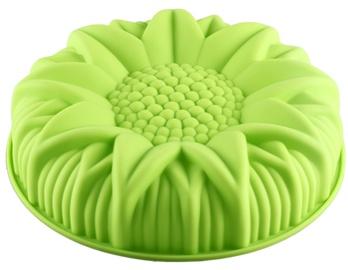 Silicone Sun Flower Shaped Cake Mould (Green)