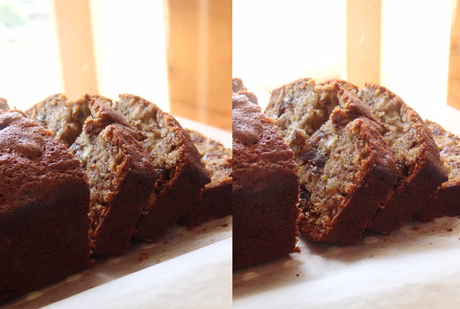 Sticky Banana, Walnut and Date Bread