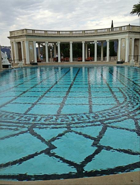 Hearst Castle, Neptune Pool, San Simeon, California, outdoor pool, water, travel photography