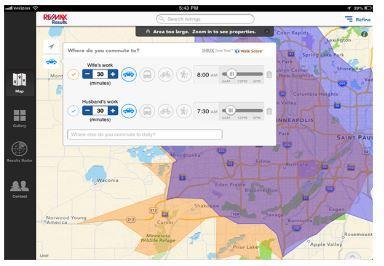 Results app - drive time