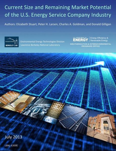 The cover of the “Current Size and Remaining Market Potential of the U.S. Energy Service Company Industry” report.