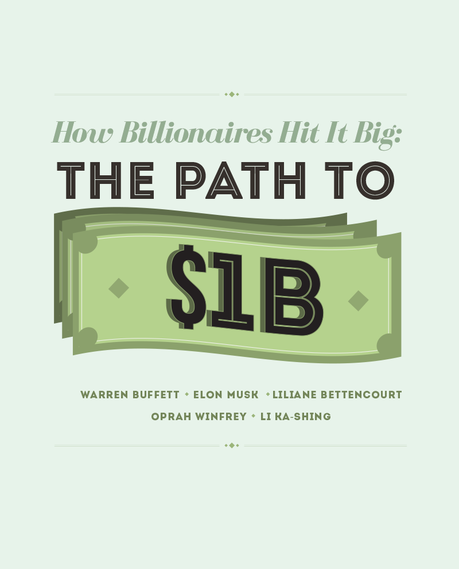 How Billionaires Hit it Big: The Path to One Billion Dollars